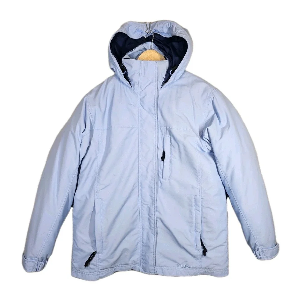 LL Bean‎ Hooded Removable Lining Winter Coat Chore Gorpcore Active Athletic PS